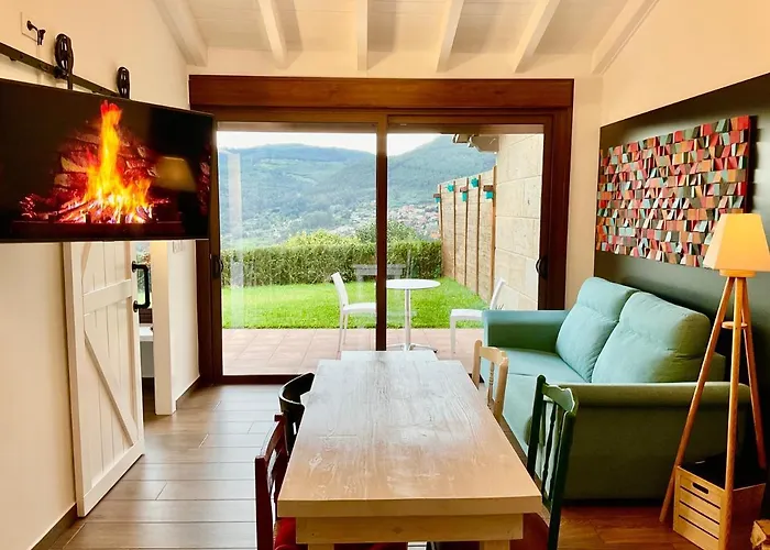 Casa nueva en Vigo Rural Mos con Jacuzzi y chimenea