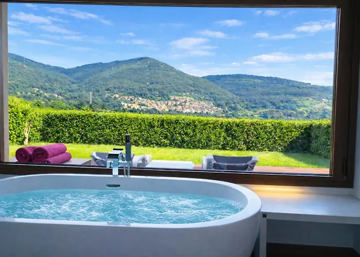 Casa nueva en Vigo Rural Mos con Jacuzzi y chimenea